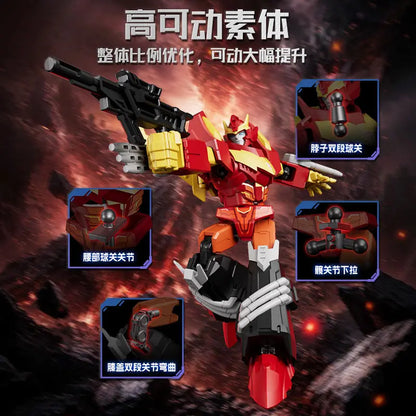 BLOKEES Building Blocks Man Transformers Star Edition 11th Bullet Splicing Movable Model Ornament Toy Collection Gift