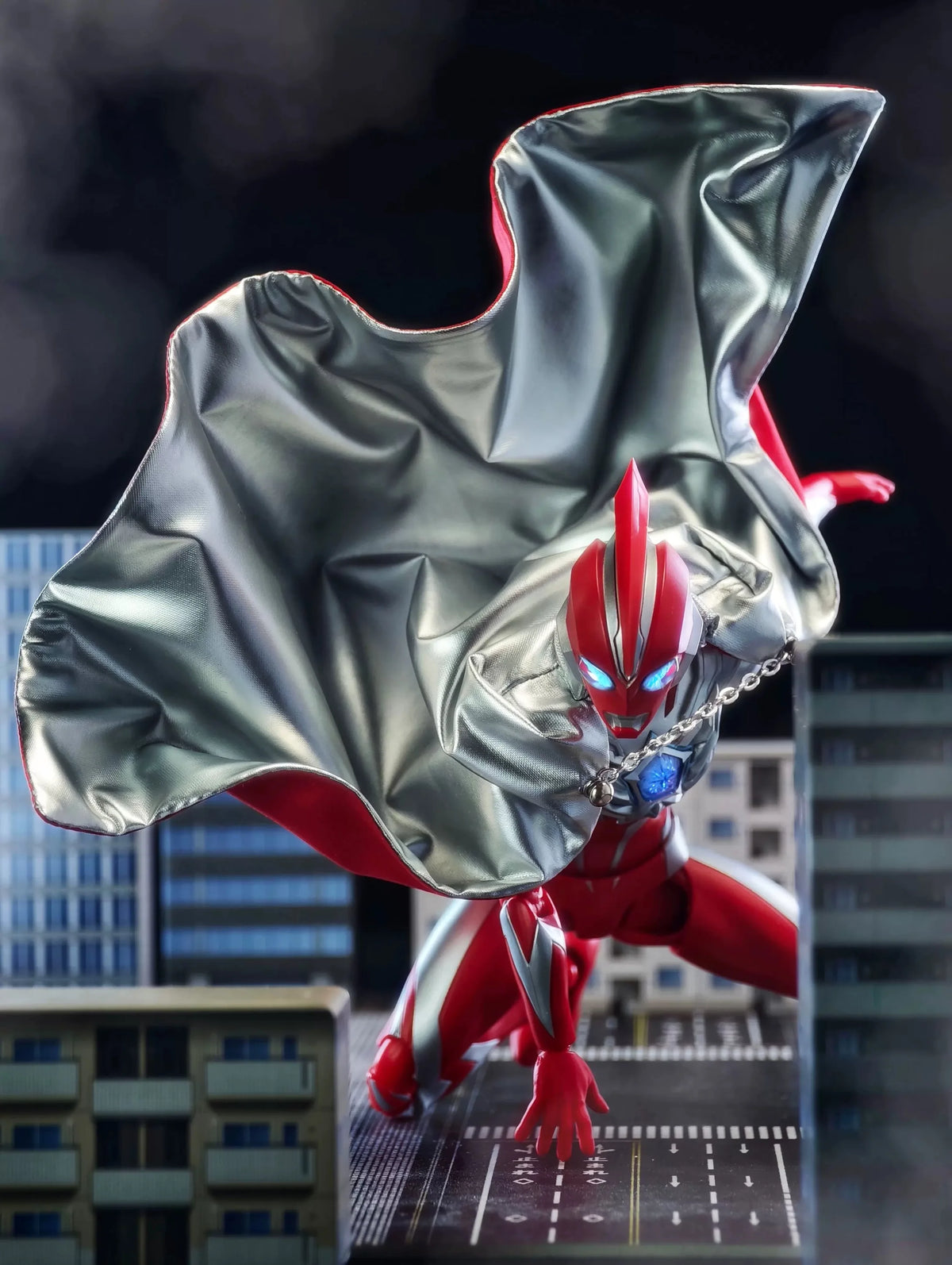 Six Ultra Brothers SHF 1/12 Cloak Anime Action Figure  Mebius Omega Ultraman Cloth Cloak Toys Accessories Model Decoration