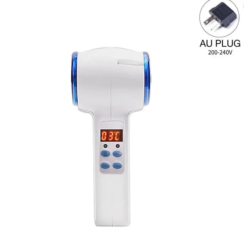 Hot and Cold Hammer Face Massager with Blue Light Therapy Skin Tightening Lifting Anti-Wrinkle Beauty Device