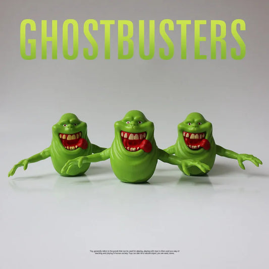 New Ghostbusters Slimer Green Ghost Figure Solid Pvc Collectible Figurine Home Desktop Decoration Gift For Adult Collectors Toy