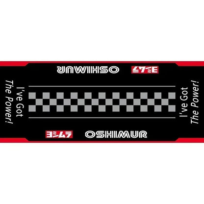 Crystal Velvet Motorcycle Display Carpet Racing Electric Vehicle Mat Garage Anti-slip Floor Decoration Customized Parking Rug