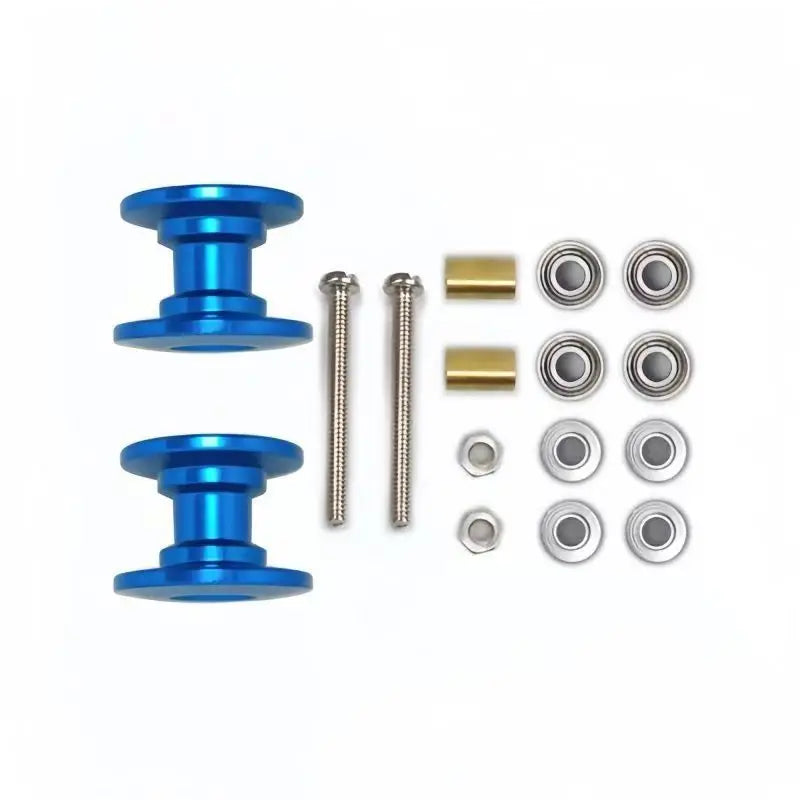 2Pcs RC 4WD Accessories - Suitable for Tamiya 94945 13-12mm Lightweight Two Guide Wheels