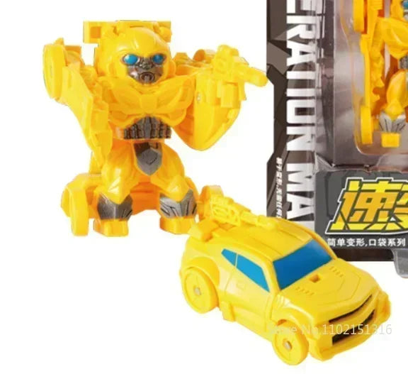 Children Toys Mini Transformation Robot Kit Toys Models 2 In 1 Deformed Car Toy Robots Toys for Kids Gift  Action Figure