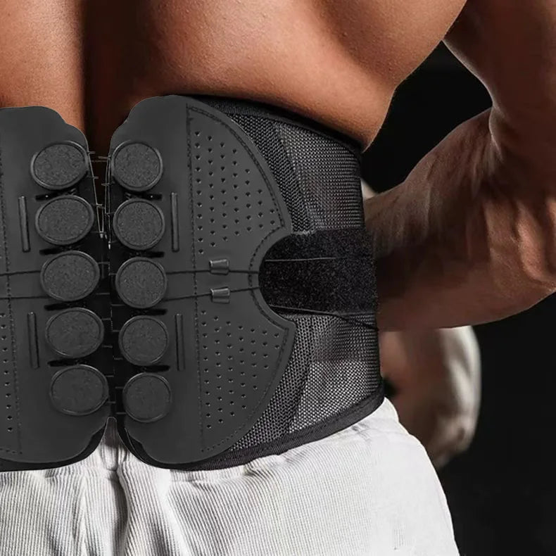 Unisex Lumbar Support Wrap Breathable Waist Back Brace Protector Guard for Posture Corrector Waist Warm