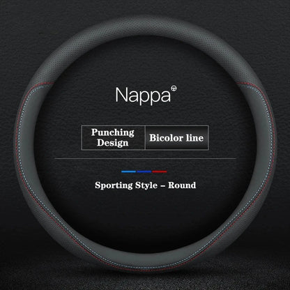 38CM 40CM 42CM 45CM 47CM Car Truck Extra Large Artificial Leather Steering Wheel Braid Cover Universal Auto Interior Accessories