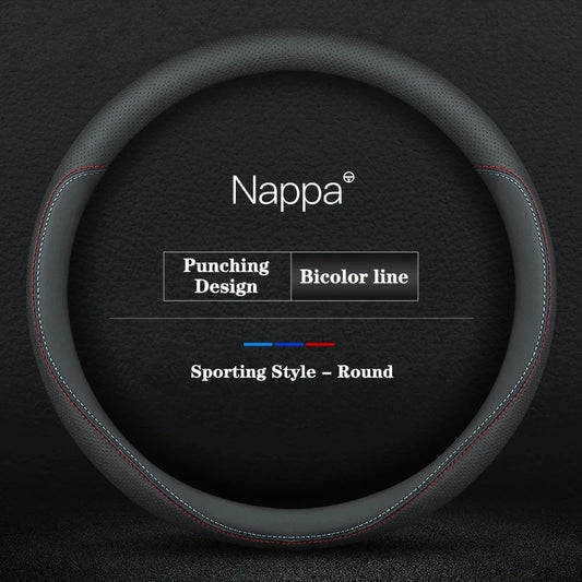 38CM 40CM 42CM 45CM 47CM Car Truck Extra Large Artificial Leather Steering Wheel Braid Cover Universal Auto Interior Accessories