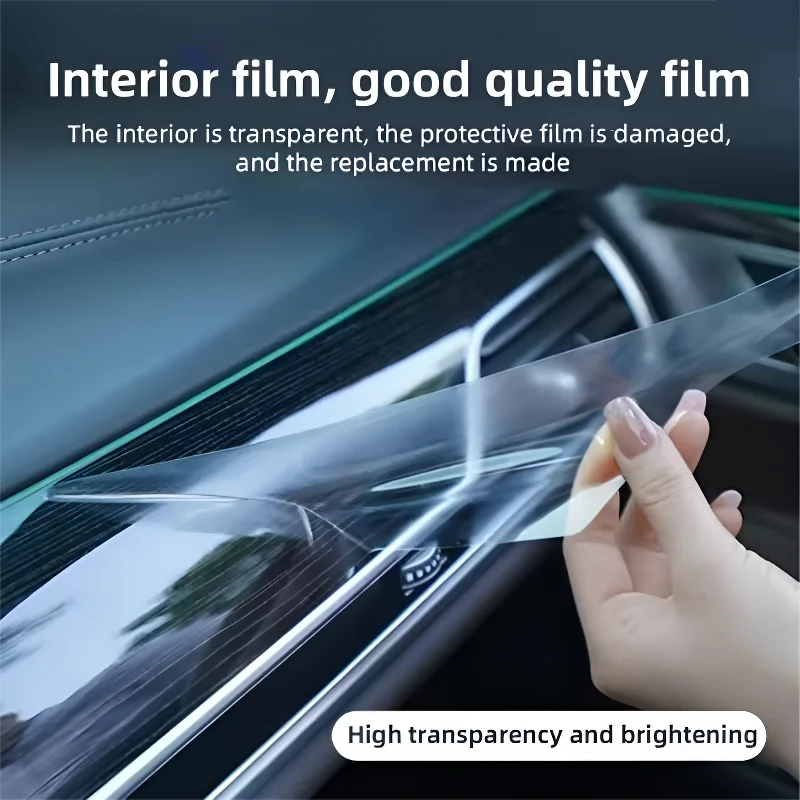 For Porsche Taycan 21-25 Models Interior Protection Dashboard Multimedia Navigation Transparent Scratch-Resistant Film Modificat