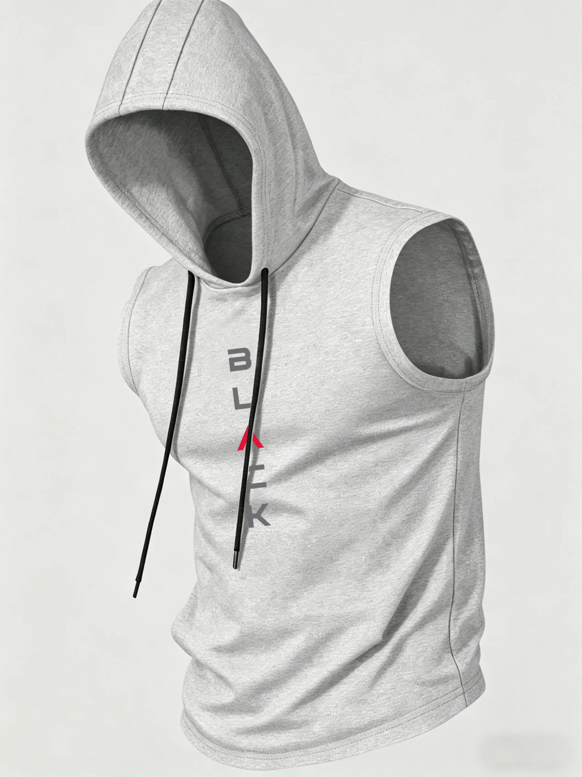 Men's Breathable Hooded Sleeveless Tank Top Casual Sports Vest Quick Dry Machine Washable Multi-Color All-Season 1 Piece