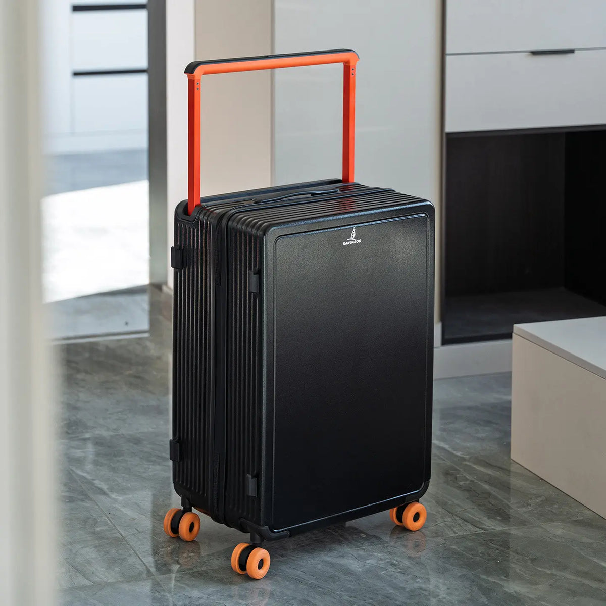 KLQDZMS Suitcase Women's Zipper Boarding Box Men's Aluminum Frame Trolley Case 20"24"26"28 Inch Large Capacity Travel Luggage