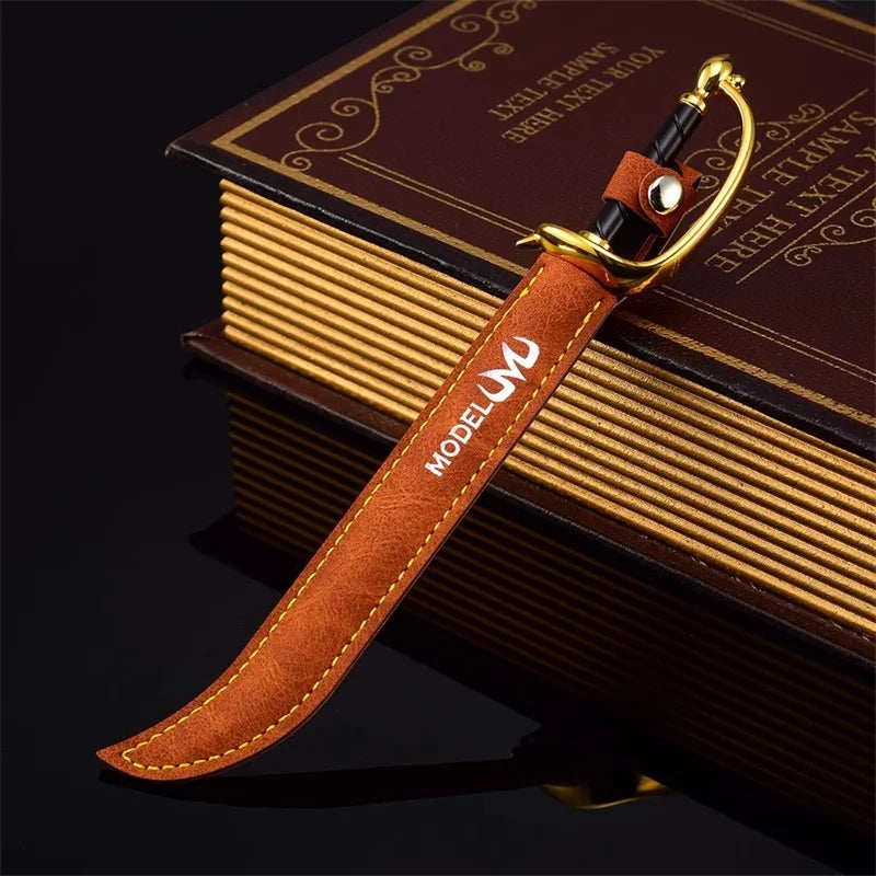 Miniature Weapon Accessories Western Knife With Leather Cover Model Toy Action Figure Soldier Scene Equipment In Stock