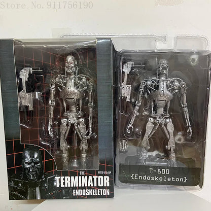 NECA The Terminator T-800 T-1000 Endoskeleton PVC Action Figure Collectible Model Toy