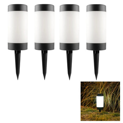 4pcs Outdoors Led Solar Garden Light Solar Power Lawn Light Street Lighting For Garden Decoration Solar Powered Path Lights