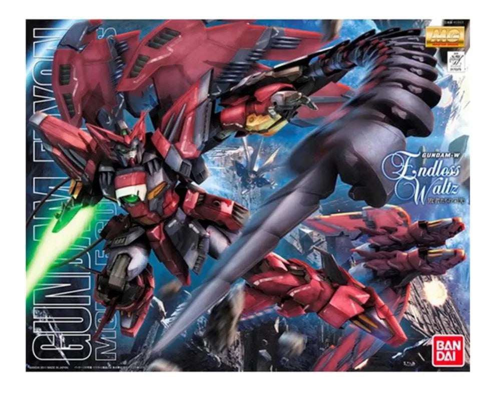 Bandai Original Gundam Model MG 1/100 Epyon Transforming Dragon Collection Assembly Model Kit Anime Action Figure Boy Toys Gift
