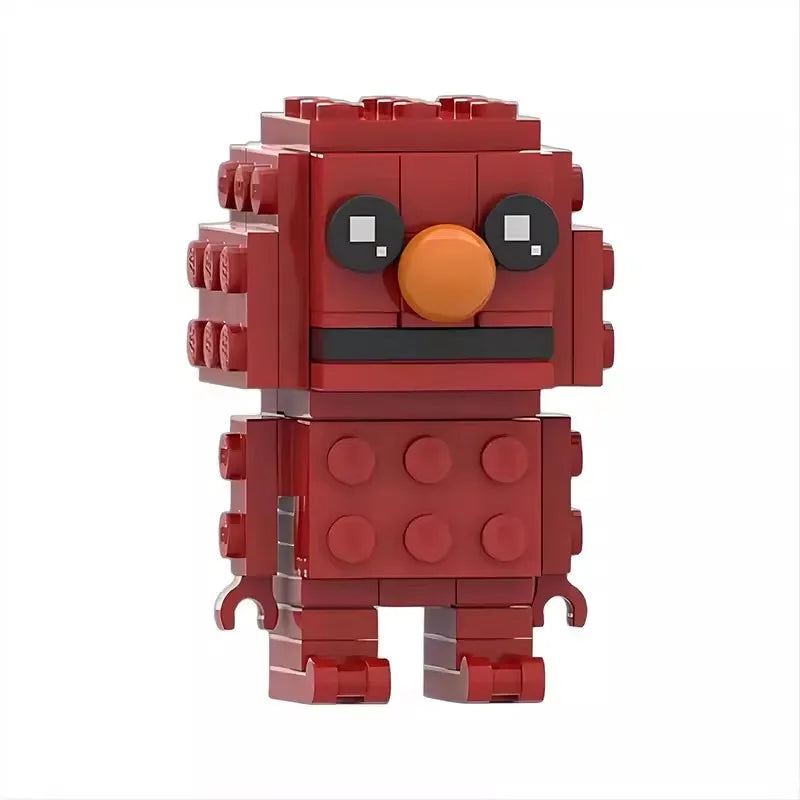 Bricklink Sesame Anime Puppet Show Figures Big Birds Elmos Ernies Berts Bricks Headz Sets Building Blocks Toys Christmas Gift