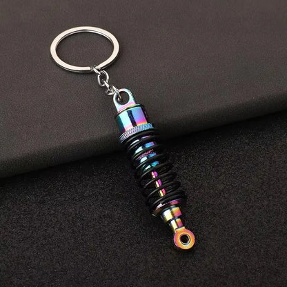 Stainless Steel Car Keychains Brake Disc Turbocharger Gear Design Keyrings Creative Mechanical Car Parts Keychain Gift for Men