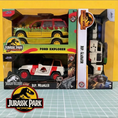JADA Toys 1/32 Scale Diecast Model Car Jurassic Park and Fast & Furious Series Various Styles Movie Vehicle Collectible Toy Gift