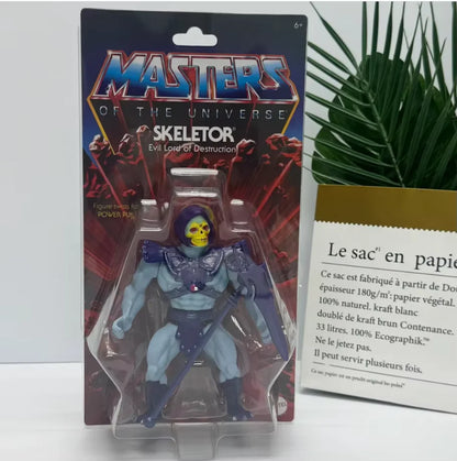 5.5-inch Anime He-Man Figure Skeletor Action Figures High-quality Version Statue Collection Model Desk Decoration Doll Toy Xmas