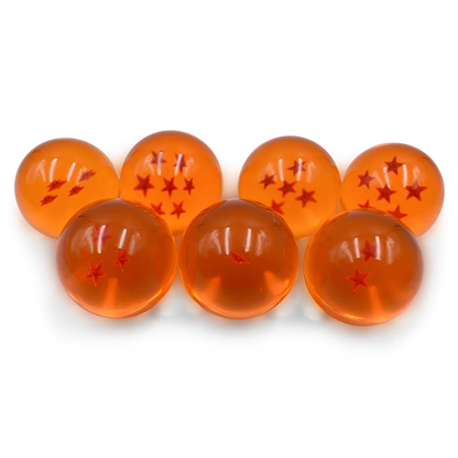 4.3CM Anime DBZ 7 Stars Balls 3.5CM Figures Toys New In Box Shenron Dragon Crystal Balls PVC Collection Complete Set Retail