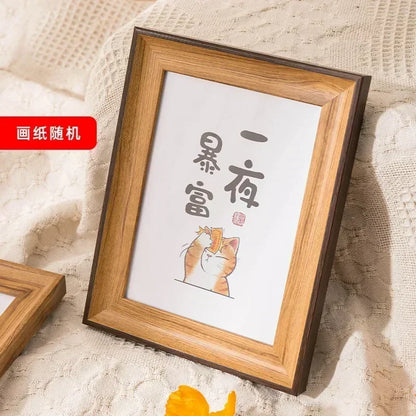 American Simplicity Picture Frame A3 A4 Family Photo Frame Wall Decorative Ornaments for Living Room Bedroom Acrylic Home Decor