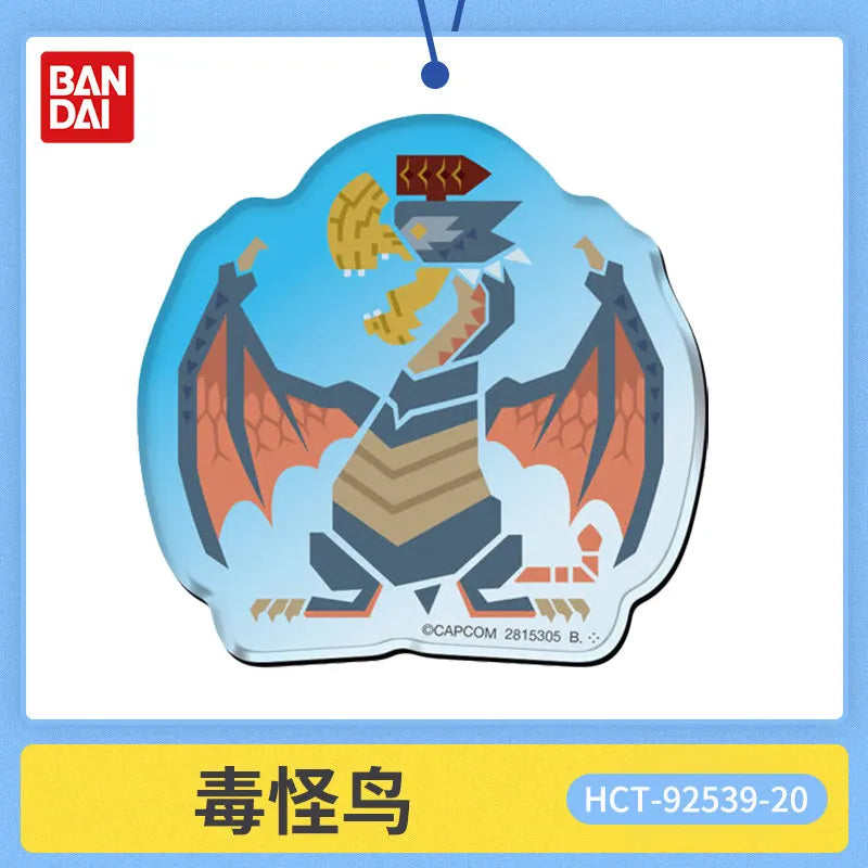 In Stock New Monster Hunter Refrigerator Magnet Fridge Decoration Collectible Creative Model Toys Anime Periphery Friend Gift