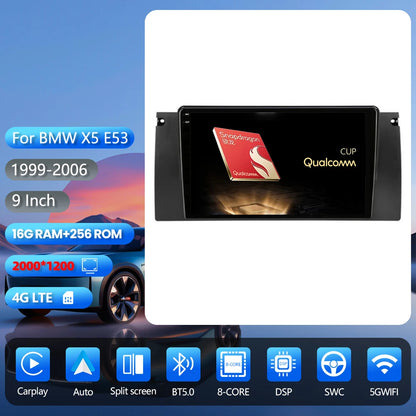 Android 16 Carplay Auto 2K Screen Car Radio Multimedia Player For BMW M5 E39 1995-2006 E53 X5 M5 2din Autoradio Stereo Head Unit