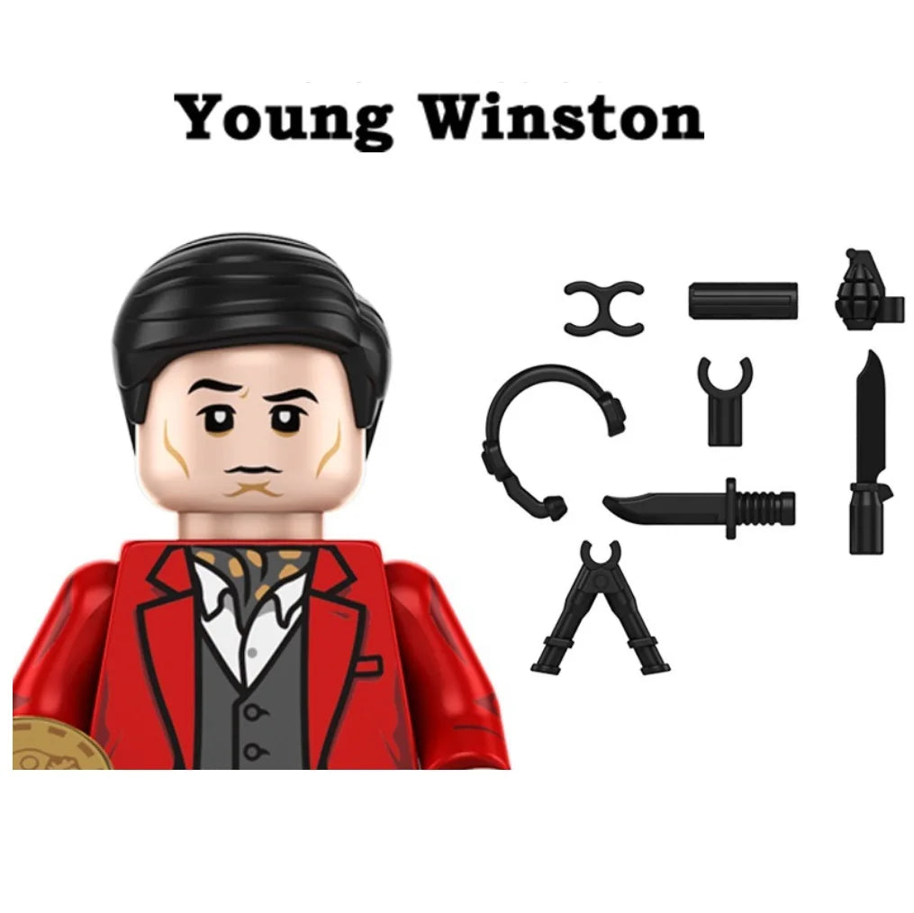 John Wick Chapter 5 Building Blocks Mini Action Figure Bricks Toys