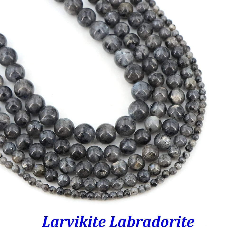 Natural Stone 4 6 8 10mm Round Leopardskin Jaspers Stone Spacer Loose Bead For Jewelry Making DIY Bracelet Needlework Accessorie