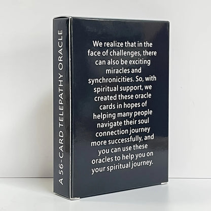 56 Card Telepathy Oracle Cards, for Clarity and Divination, with a Meaningful English Version, Designed for Meditation and Spiri