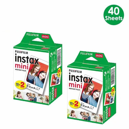 Fujifilm Instax Mini Film White 10 20 40 60 80 100 Sheets For FUJI Instant Photo Camera Mini 12/11 9 8 7 70 90 Film Camera