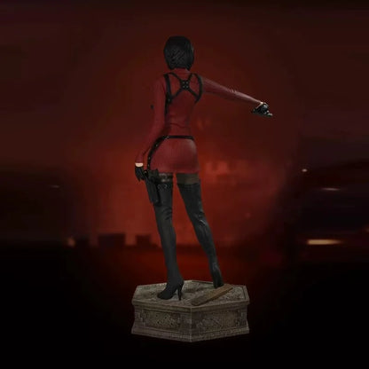 Ada Wong Figure, Resident Evil Game Merchandise, Red-Clothed Female Agent Static Statue Model
