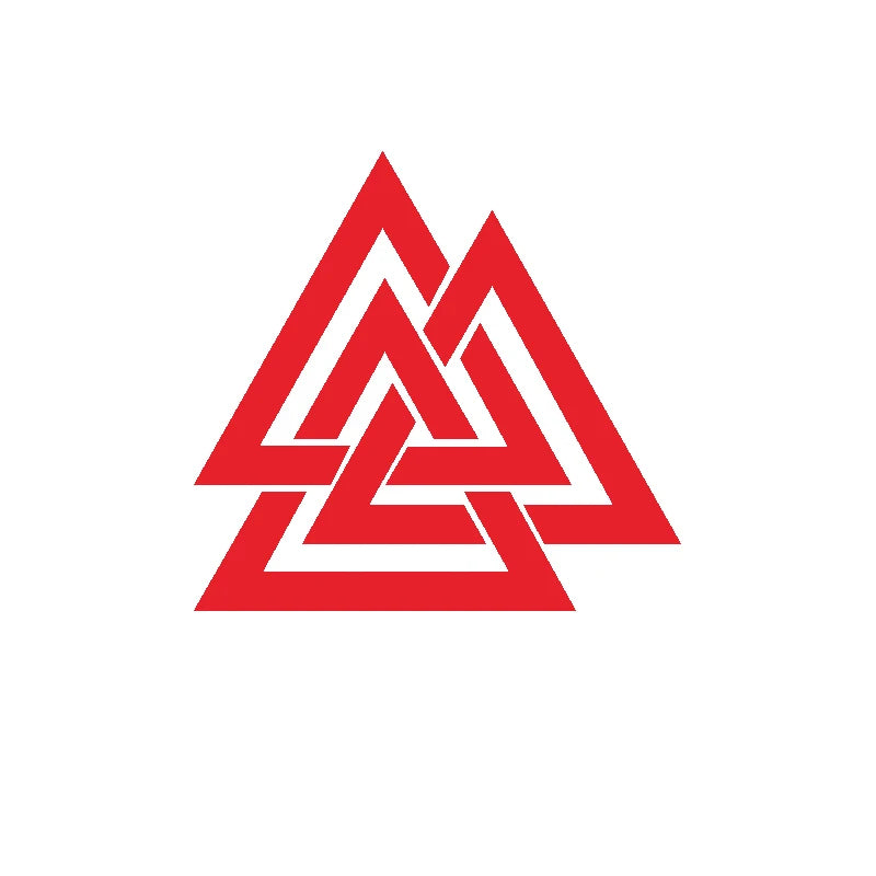 Valknut Vinyl CAR DECAL Pagan Odin Asatru Norse Viking Sticker Car Window Decor Laptop Decals for Apple MacBook Decoration