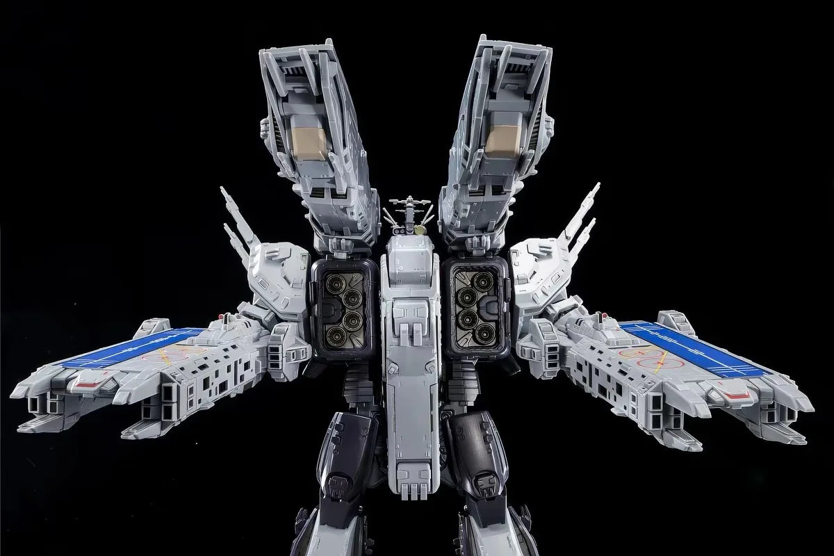 【In Stock】ARCADIA Choujikuu Yousai Macross: Ai Oboete Imasu Ka 1/3000 Fully Deformed SDF-1 MACROSS Action Figure