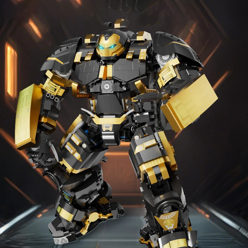 2300+pcs Black Hulk Buster Marvel Building Blocks Sets Iron Man Machine Toys Bricks Action Robot Figures Model Holiday Gifts