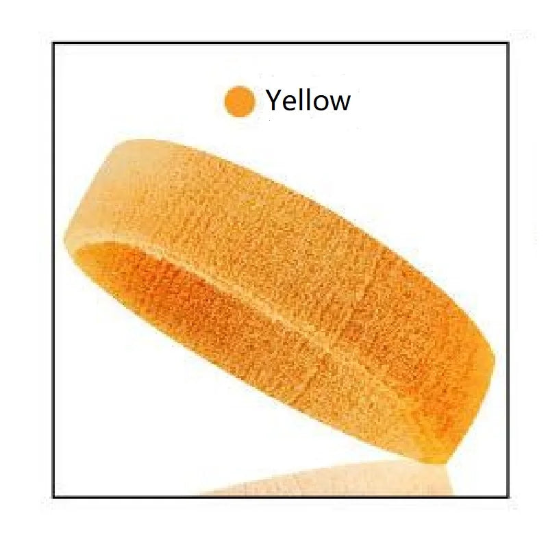 Towel material solid high eleastic thick sweat absorbing running cycling outdoor sports sweatband headband hair band