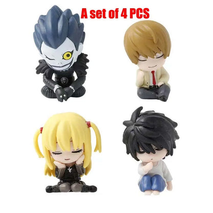 Q Version DEATH NOTE Figure Cute Edition Yagami Light 4cm Ryuk/L·Lawliet PVC Action Figure Amine Collectible Figurine