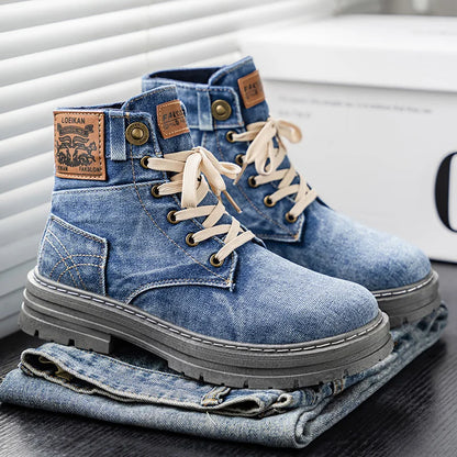 Spring/Summer High-Top Large Size Simple Versatile Durable High-Quality Retro Elegant Style Casual Sports Men's Shoes