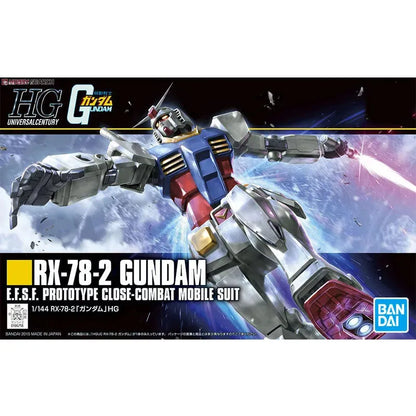 Bandai Original Genuine Figure Gundam Model Kit HGUC 1/144 RX-78-2 Gundam 35Th Collection Action Figure Model Boys Toys Gifts