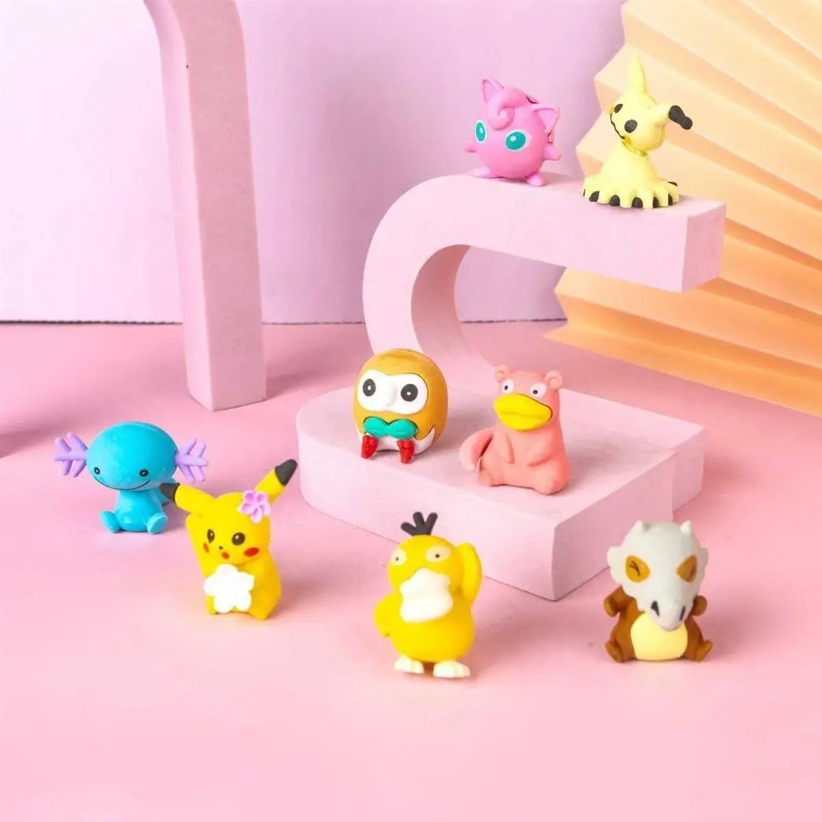 Pokemon Blind Bag Surprise Gift Rubber Cute Cartoon Stationery Lottery Gift