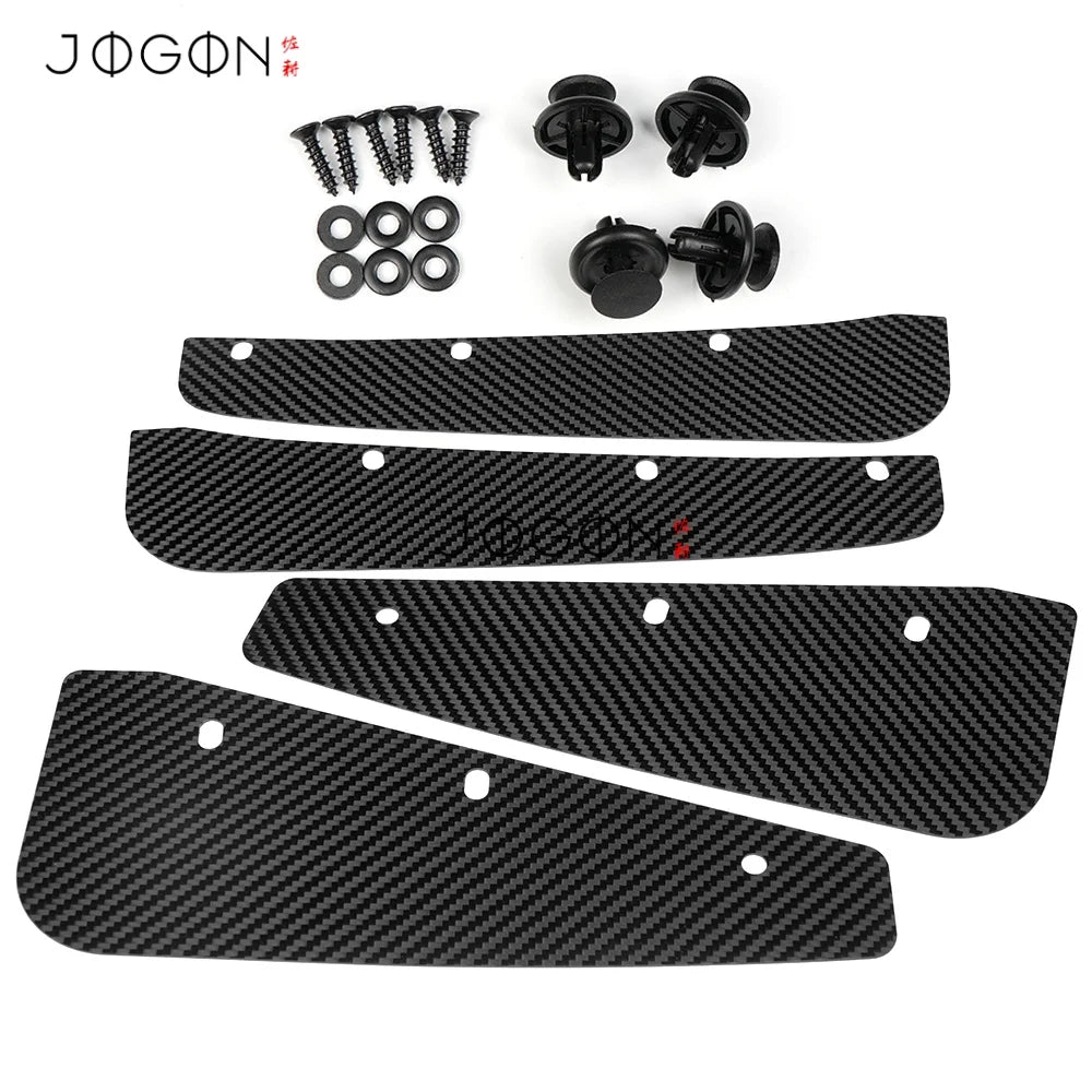 4Pcs Real Carbon Fiber Car Side Fender Mudflaps Splash Mud Guards Flaps Cover Trim Accessories For Toyota GR Yaris 2025 2026