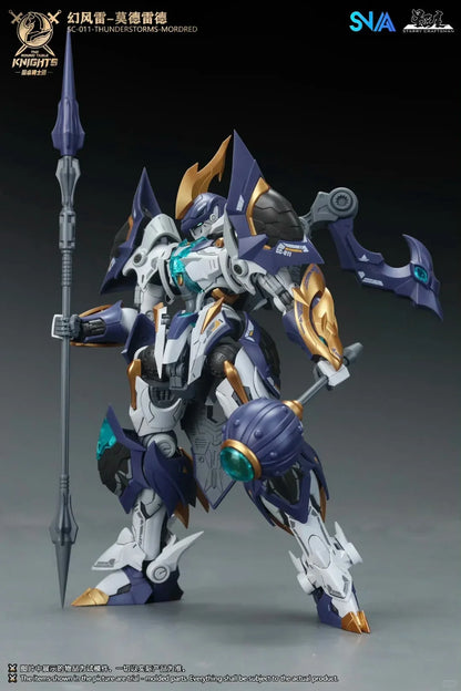 In Stock Thunderstorms Mordred The Round Table Knights SNAA SC-011 1/144 Plastic Assembly Model Kit Robot Figures Gifts