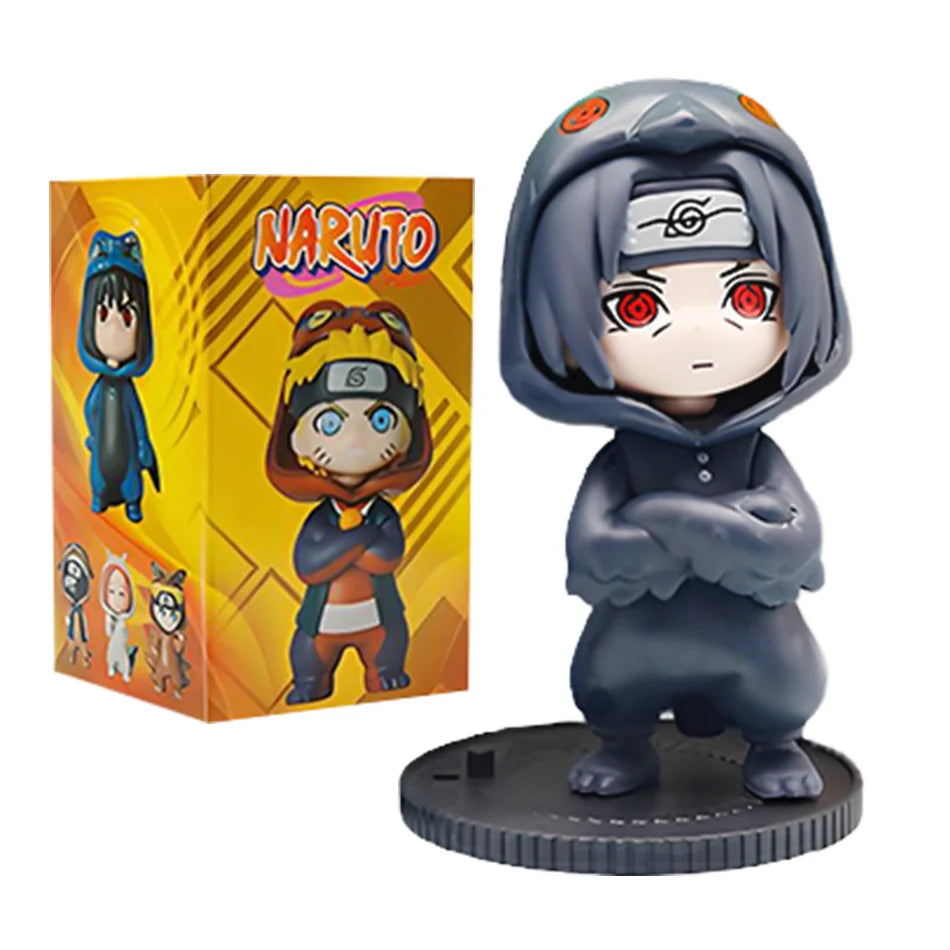 Naruto Blind Box GREMLIN Series Figure Model Sasuke Ornament Toy PVC Collection Gift Decorative Desktop Decoration Gifts