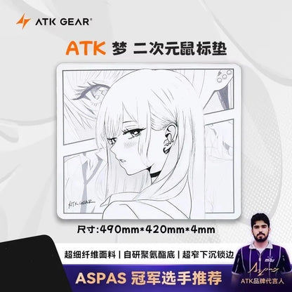 Hot ATK Kong Xsoft Esports Mouse Pad For 60%-80% Mechanical Keyboard Anti Slip Pad Desktop Gaming Gears PORON CSGO Pads For Game