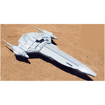 848 pieces Space Starship MOC Royal Warship Creative Educational Children's Building Blocks Gift