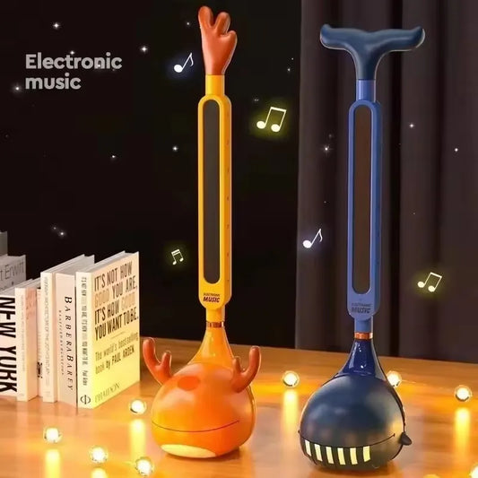 Otamatone Portable Cartoon Shape Music Synthesizer, Japanese Electronic Musical Instrument,Early Educational Musical Instrument