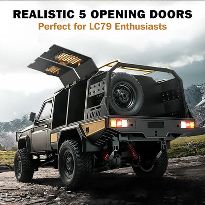 1/12 MN82S 4WD RC Crawler Car 2.4G Remote Control Off-road Vehicle Simulation Climbing Truck Toys For Boys Adults Holiday Gifts