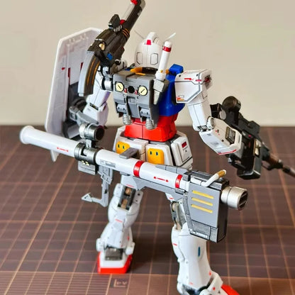 Bandai HGUC 1/144 RX 78 2 GTO Newborn Yuanzu Model Kit with Water Decals Animation Display Stand Collectible Figure