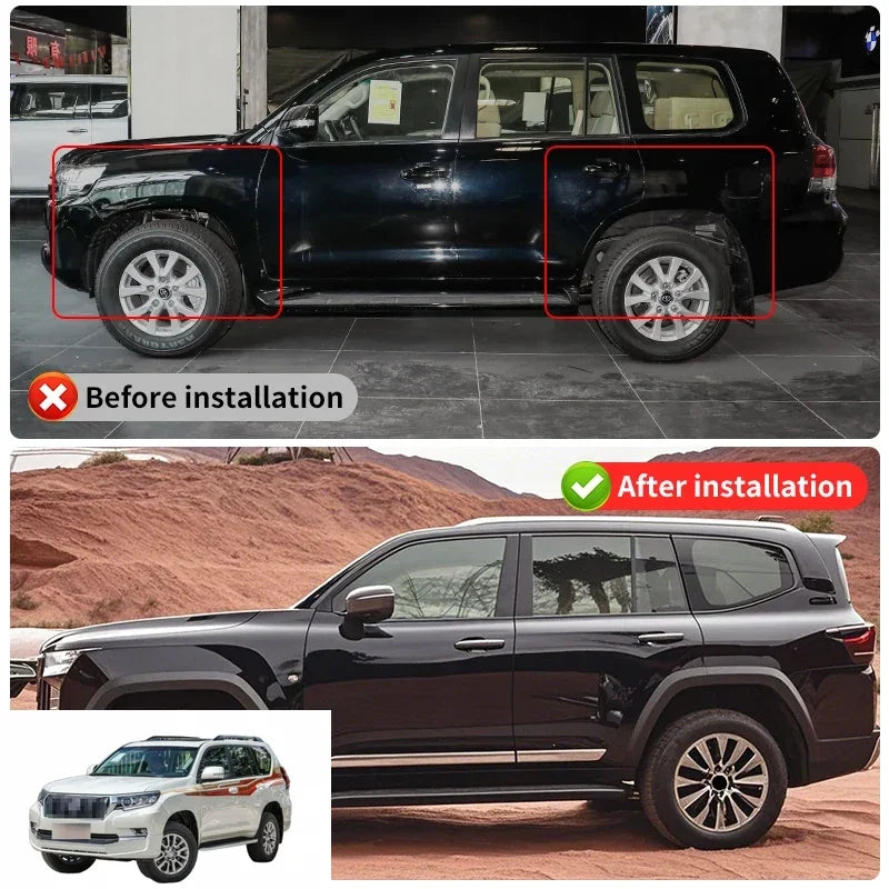 For Toyota Land Cruiser 300 2022 2023 2024 2025 Lc300 Wheel Eyebrow Wheel Flare Exterior Decoration Upgrade Accessories Body Kit