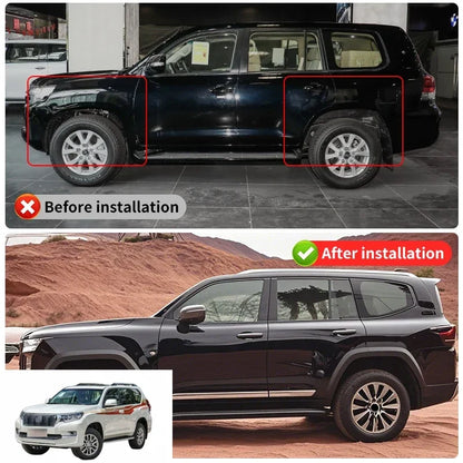 For Toyota Land Cruiser 300 2022 2023 2024 2025 Lc300 Wheel Eyebrow Wheel Flare Exterior Decoration Upgrade Accessories Body Kit