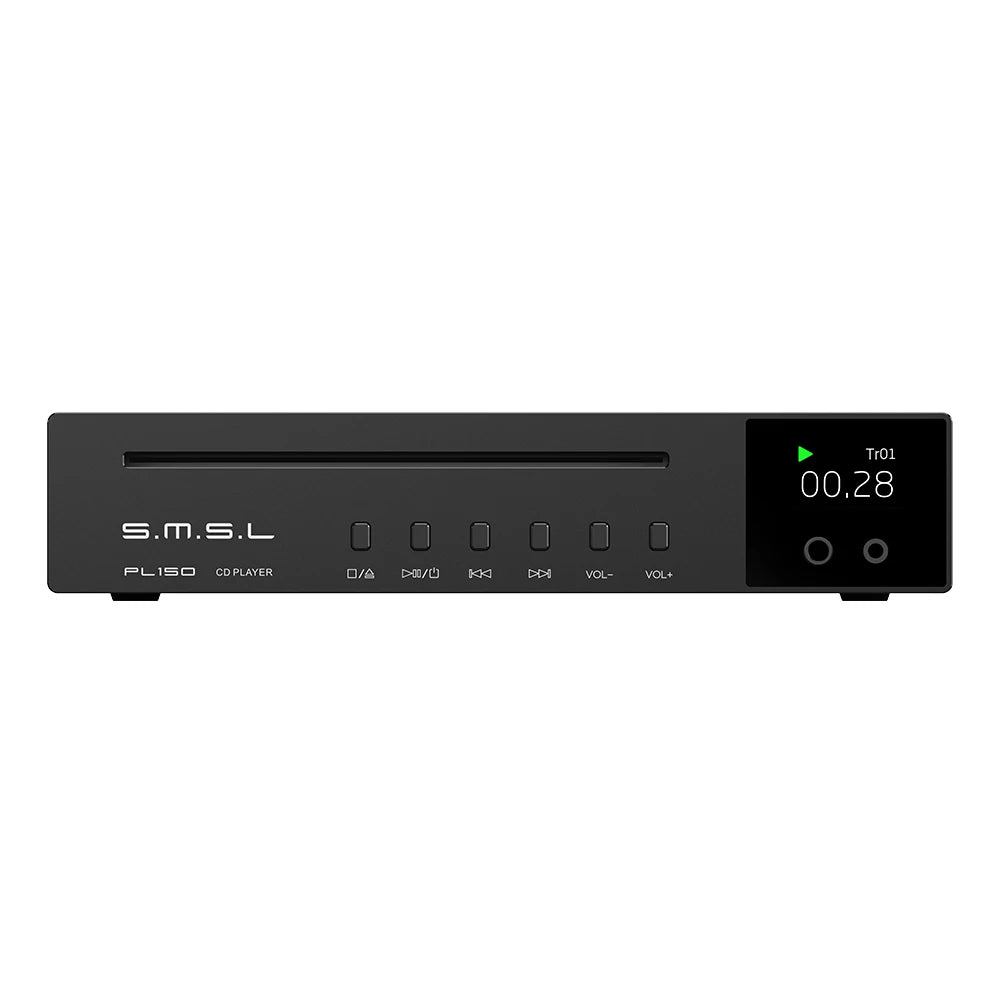 SMSL PL150 Audiophile CD Player CS43198 Source Digital 4.4mm 3.5mm Headphone Jack RCA Optical Coaxial With Remote Control