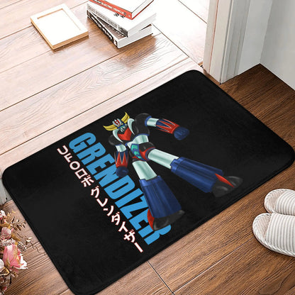 UFO Robot Mazinger Z Front Door Floor Entrance Mats Outdoor Anime Bath Kitchen Doormat Bedroom Carpet Rug